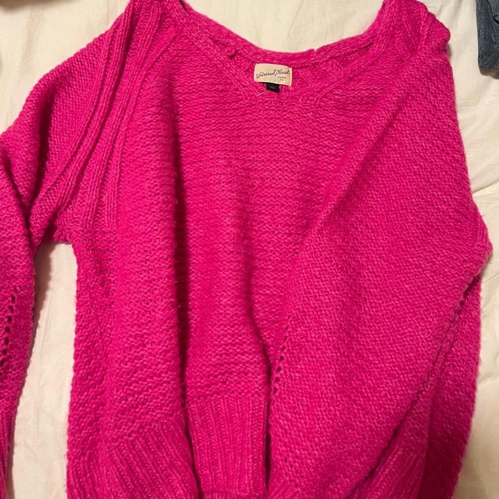 Pink sweater